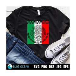 Mexico SVG, Mexican Flag SVG, Mexigan eagle SVG, Mexico Coat of Arms svg, Mexico shirt