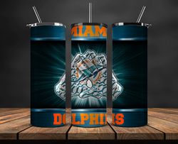Miami Dolphins Tumbler, Dolphins Logo, NFL, NFL Teams, NFL Logo, NFL Football Png, NFL Tumbler Wrap 53