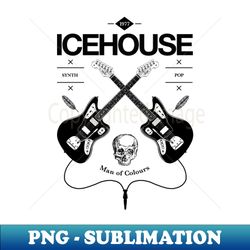 Icehouse Guitar Vintage Logo - Stylish Sublimation Digital Download - Defying the Norms