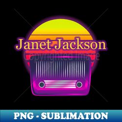 janet Jackson retro - Instant Sublimation Digital Download - Revolutionize Your Designs