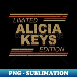 Limited Edition Keys Name Personalized Birthday Gifts - High-Resolution PNG Sublimation File - Perfect for Creative Projects