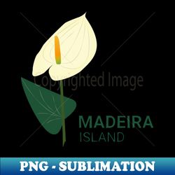 Madeira Island - White Anthurium  Antrio Branco - Elegant Sublimation PNG Download - Defying the Norms