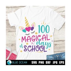 100 magical days of school SVG, 100 days of school SVG, 100 days SVG