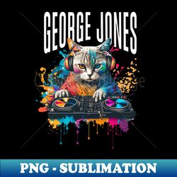 George Jones - Modern Sublimation PNG File - Bold & Eye-catching