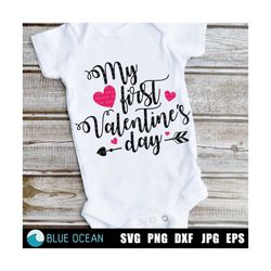 My first valentine's day SVG, Valentine day SVG, Files for cricut
