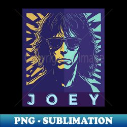 Joey Ramone vintage  Aesthetic - Retro PNG Sublimation Digital Download - Instantly Transform Your Sublimation Projects