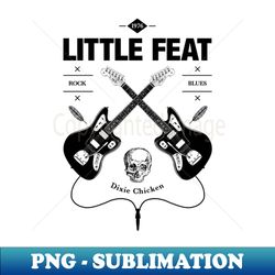 Little Feat Guitar Vintage Logo - PNG Sublimation Digital Download - Defying the Norms