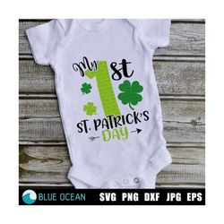 My First St. Patrick's Day SVG, Baby St. Patrick's SVG, St.Patricks Day SVG, Digital cut files, Sublimation Clipart