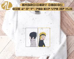 Ninja Anime Embroidery FIles, Anime Shinobi Embroidery Designs, Ninja Embroidery Patterns, Machine Embroidery Files, Pes, Dst, Jef, Instant Download