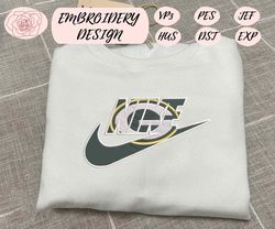 NIKE NFL Green Bay Packers Logo Embroidery Design, NIKE NFL Logo Sport Embroidery Machine Design, Famous Football Team Embroidery Design, Football Brand Embroidery, Pes, Dst, Jef, Files