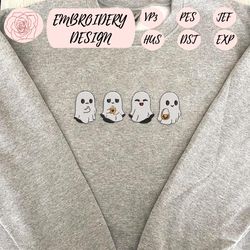 Spooky Halloween Embroidery Machine Design, Spooky Vibes Embroidery Design, Stay Spooky Embroidery File