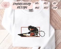 Ninja Anime Embroidery FIles, Anime Shinobi Embroidery Designs, Ninja Embroidery Patterns, Machine Embroidery Files, Pes, Dst, Jef, Instant Download