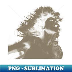 Tina Turner - Elegant Sublimation PNG Download - Enhance Your Apparel with Stunning Detail