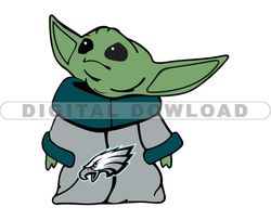 Eagles NFL Baby Yoda Svg, Football Teams Svg, NFL Logo Svg, Baby Yoda Png, Tshirt Design Bundle 19