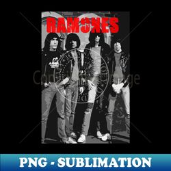 Ramones Bands Punk Perseverance Legendary Legacy - Retro PNG Sublimation Digital Download - Perfect for Personalization