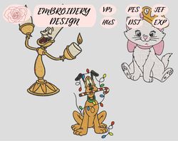 Cartoon Machine Embroidery Designs, Embroidery Designs, Embroidery Designs Bundle, Digital Download