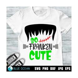 So franken cute SVG, Halloween SVG, Boy Halloween SVG, Frankenstein svg