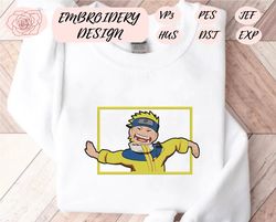 Funny Ninja Embroidery, Ninja Anime Embroidery, Embroidery Designs, Embroidery Patterns, Embroidery Files, Instant Download