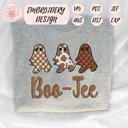 Boo Tea Embroidery Design, Spooky Vibes Embroidery File, Stay Spooky Embroidery Machine Design, Embroidery Pattern