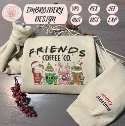 Christmas Embroidery Designs,  Friend Coffee Embroidery Designs, Christmas Movies Character Embroidery, Merry Xmas Embroidery Files