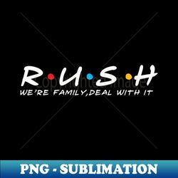 The Rush Family Rush Surname Rush Last name - Vintage Sublimation PNG Download - Capture Imagination with Every Detail