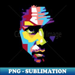 Face of Kirk Hammett - Instant PNG Sublimation Download - Add a Festive Touch to Every Day