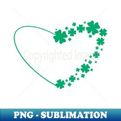 Shamrock heart - High-Quality PNG Sublimation Download - Unlock Vibrant Sublimation Designs