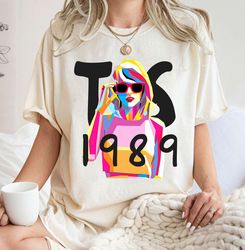 Vintage Taylor Swift 1989 Art Shirt, Taylor Swift 1989 T-Shirt, 1989 Taylor Swiftie Shirt, 1989 Album Shirt, Taylor Swif