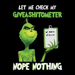 Let Me Check My The Grinch, Grinch Christmas PNG, Christmas PNG Files, Logo Christmas Svg, Instant download