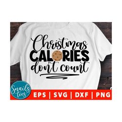 Christmas Calories Don't Count Svg Eps Dxf Png Pot Holder SVG Christmas Svg Cookies svg Baking svg cut file for Cameo Cr