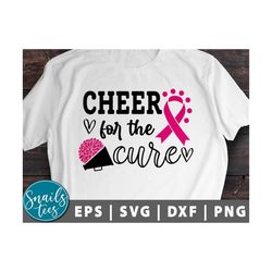 cheer for the cure Svg Png Breast, Cancer Awareness SVG Autumn svg football svg pink svg bestseller svg cheer svg cut fi
