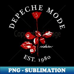 Violator Red 1980 - Unique Sublimation PNG Download - Instantly Transform Your Sublimation Projects