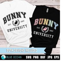 Bunny University SVG, Bunny University PNG, Easter SVG, Easter University Svg, Funny Easter Svg, Easter Shirt Svg, Funny