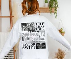 Nashville, TN Night 1 Shirt, Surprise Songs, Sparks Fly & Teardrops on My Guitar, Eras Tour Concert 2023 NEW, Taylor Swi