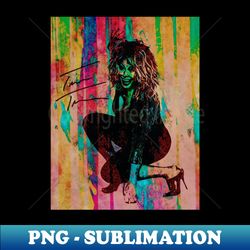 Tina Turner  1939 - Elegant Sublimation PNG Download - Perfect for Creative Projects