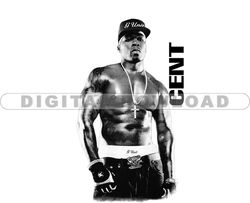 50 Cent Svg, 50 Cent Tshirt Design, File For Cricut, Rapper Bundle Svg, Hip Hop Tshirt 02