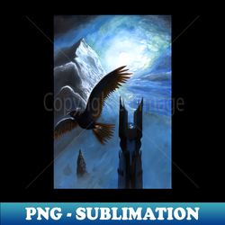 escaping from the dark tower - instant sublimation digital download - perfect for personalization