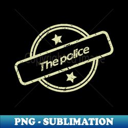 vintage the police band - Instant PNG Sublimation Download - Transform Your Sublimation Creations