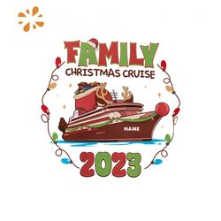 Personalized Christmas Cruise 2023 Vacation Squad SVG File