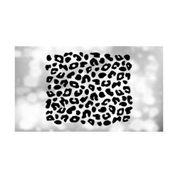 Shape Clipart: Fuzzy Patch of Leopard Skin or Cheetah Spots as a Background - Change Color with Your Software - Digital Download SVG & PNG