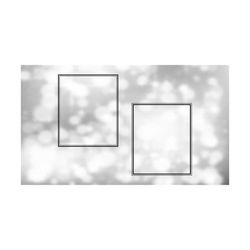 Shape Clipart: Simple Black Frames with Double Compound Line Border Outlines in Basic Rectangle Shapes - Digital Download Formats SVG & PNG