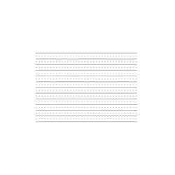 Shape Clipart: Kindergarten Handwriting Paper with Basic Black Solid and Dashed Lines or 'Broken Midline' - Digital Download SVG & PNG