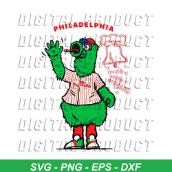 Phillie Phanatic Dancing On My Own SVG File For Cricut