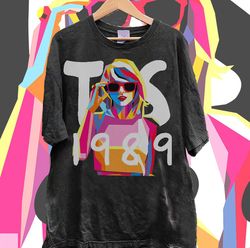 Taylor Swift 1989 90s Vintage T-Shirt - Taylor Swift The Eras Tour Comfort Color TShirt - Taylor Swiftie Sweatshirt - T