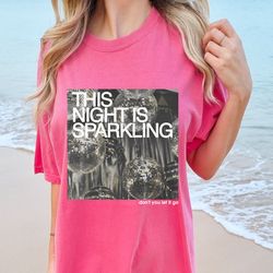This Night Is Sparkling Tee, Enchanted, Speak Now TV, Comfort Colors T-Shirt, Taylor Swift T-Shirt, Eras Tour T-Shirt, S
