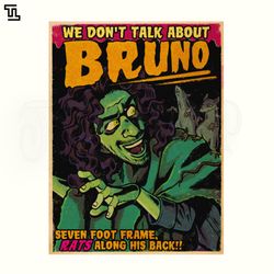 Vintage Bruno Halloween PNG