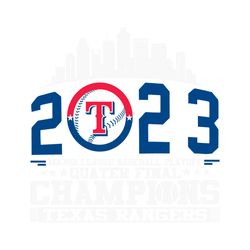 Texas Rangers Major League Baseball Playoff Champions SVG