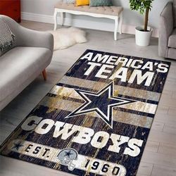 Dallas Cowboys Area Rug Football Home Decor &8211 Homebeautyus