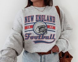 New England Football Sweatshirt T-Shirt, The Pats Shirt, Vintage New England Crewneck, Patriots Sweatshirt, New England