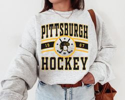Pittsburgh Penguin, Vintage Pittsburgh Penguin Sweatshirt Shirt, Penguins Sweater, Penguins Shirt, Hockey Fan, Retro Pit